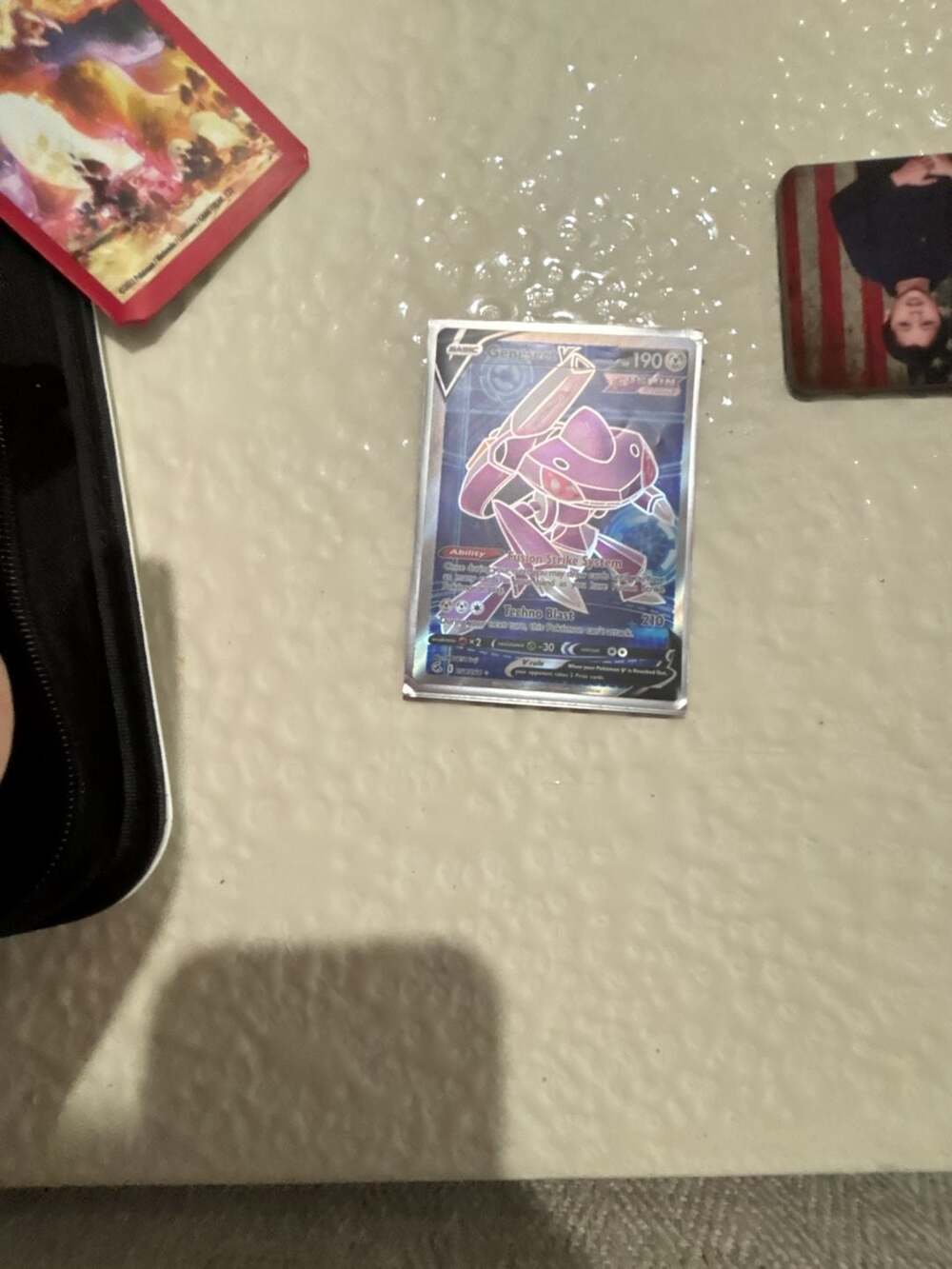 Pokemon Genesect V 255/264 Fusion Strike Ultra Rare Trading Card